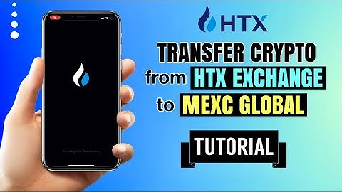 How to TRANSFER crypto from HTX Exchange to MEXC Global | App Tutorial