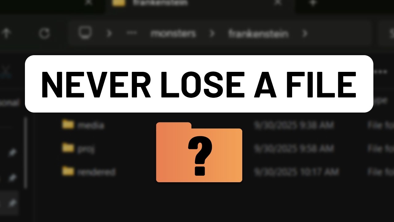 3 Folders I use to Organize Any Animation Projects (Never lose a file again)