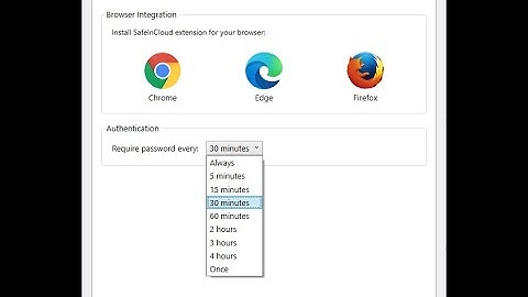 Authentication (Browser extension)