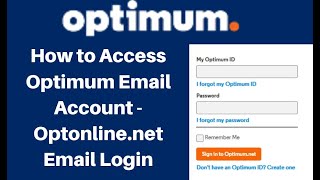 How to Access Optimum Email Account - Optonline.net Email Login