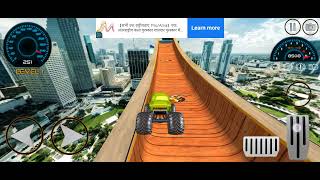 FIRST Gameplay of Monster mega truck 🚛 jump 🦘 3D race simulator with vaibbhai screenshot 4