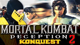 Scorpion Games Plays Mortal Kombat Deception Konquest [Part2] Graduation day! | MK11 PARODY!