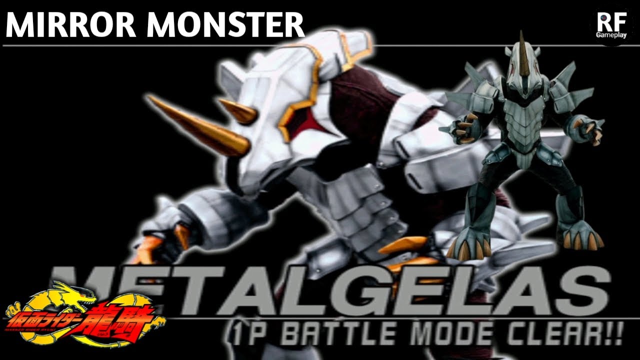 GAMEPLAY KARAKTER MIRROR MONSTER METALGELAS🦏 || KAMEN RIDER RYUKI (PS1/ePSXe) || GAMEPLAY #2