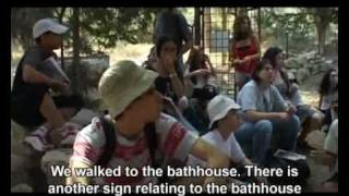 Memory of the Cactus. Part 2
Part 2:
A documentary film revealing the true story behind apartheid Israels Canada Park, a story of dispossession, destruction and continuing displacement.
41 years ago, the three Palestinian villages of Imwas, Yalo and Beit Nouba in the Latroun enclave of the West Bank were razed to the ground after apartheid Israel occupied the territory. Today, the residents of those villages remain displaced and barred from returning, while apartheid Israel treats the land as if it were part of the Jewish state and refuses to acknowledge the Palestinian history of the area. Citizens of the occupation state enjoy barbecues and picnics in the Jewish National Funds Canada Park, oblivious to the crimes perpetrated in their names on that very land.
*****
Memory of the Cactus.
Produced by: Al-Haq.
Directed by: Hanna Musleh.
A 42 minute documentary film that combines the cactus and the memories it stands for. The film addresses the story of the destruction of the Palestinian villages of Latroun in the Occupied West Bank and the forcible transfer of their civilian population in 1967. Over 40 years later, the Israeli occupation continues, and villagers remain displaced.
The film follows two separate but parallel journeys. Aisha Um Najeh takes us down the painful road that Palestinians have been forcefully pushed down, separating them in time and place from the land they nurtured; while Israelis walk freely through that land, enjoying its fruits. The stems of the cactus, however, take a few of them to discover the reality of the crime committed.
اختزل الفيلم الوثائقي الفلسطيني ذاكرة الصبار في 42 دقيقة قصة معاناة فلسطينيي قرى اللطرون الذين هجروا على أيدي الجيش الإسرائيلي عام 1967. الفيلم من إنتاج مؤسسة الحق وإخراج حنا مصلح.
لاتزال قصة (عمواس ويالوا وبيت نوبا) قرى اللطرون محفورة في ذاكرة من بقوا من الجيل الفلسطيني الشاهد على عمليات تهجير الفلسطينيين من القدس عام 1967 . حكايات يجسدها فيلم ذاكرة الصبار الوثائقي الفلسطيني والذي يحكي قصص من اقتــلعوا من منازلهم التي تحولت الآن إلى متنزه لأبناء المستوطنين في القدس.
خوف وحيرة وذكريات لا تنتهي جمعها الفيلم الذي أنتجته مؤسسة الحق الفلسطينية وأخرجه حنا مصلح والذي عرض من خلاله نماذج من معاناة سكان قرى اللطرون غربي القدس ساردا حكايتهم على ألسنهم فأعاد الفيلم المشاهدين الى الوراء عشرات السنين وكأن الحدث كان البارحة.
وقد حاز الفيلم على الجائزة الأولى كأفضل فيلم وثائقي في مهرجان دبي السينمائي للسنة الثالثة على التوالي
Links:
Al-Haq: http://www.alhaq.org/etemplate.php?id=368
http://vimeo.com/12801869 Memory of the Cactus. Part 2