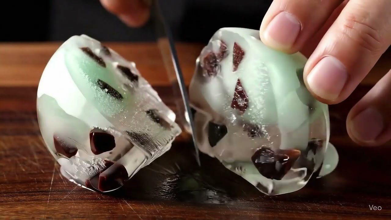 【ASMR】宝石みたいなスイーツを切る音だけ30分｜クリスタルケーキ・ドーナツ・アイスまとめ