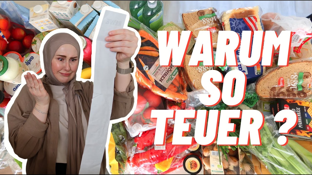 Wocheneinkauf für uns 10 😮‍💨 | H&M try on haul 🤍 | VLOG