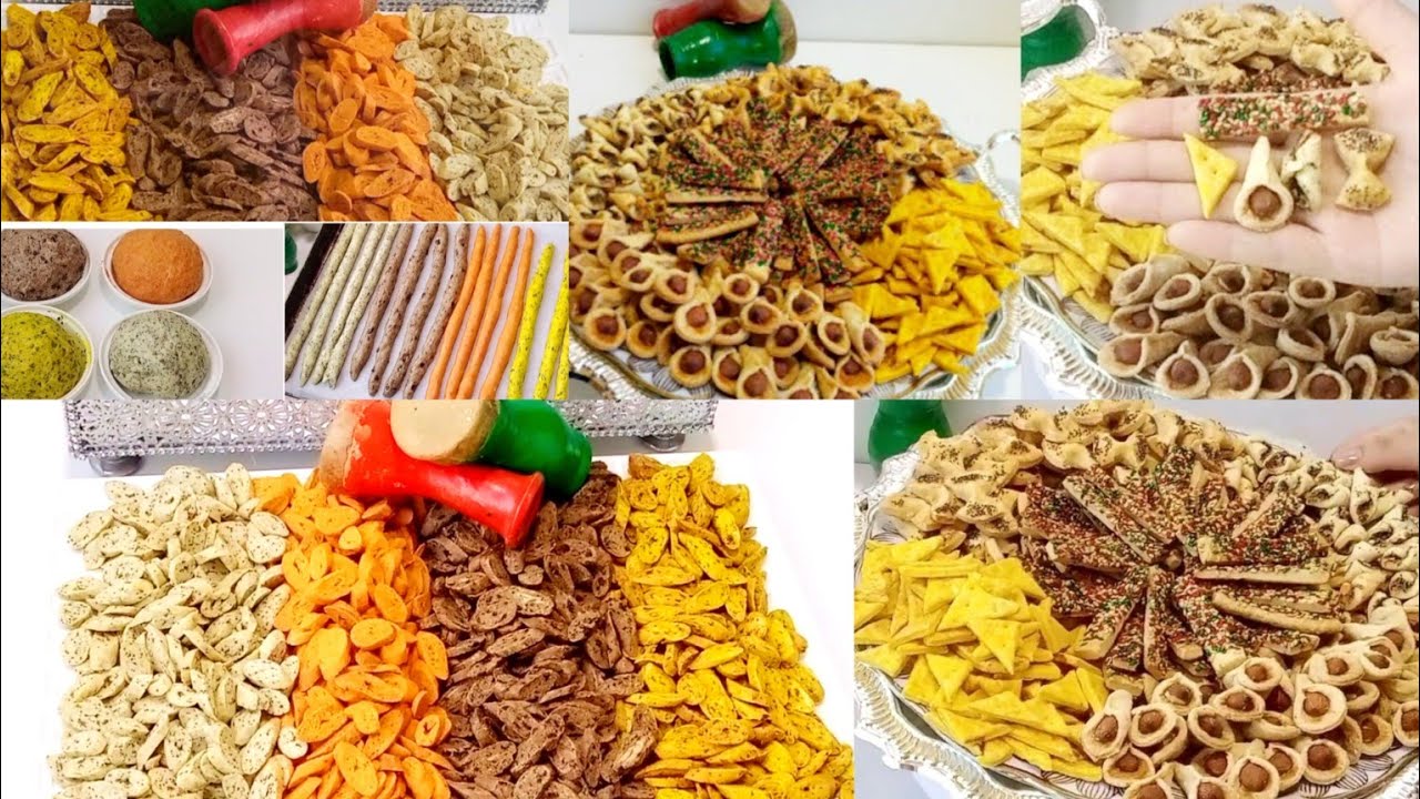 مملحات عاشوراء هادو متفلتهمش بدون طابع بنكهات خطيرة فلمداق بمكوينات عندك فلبيت غتولي لالهم فل مملحات