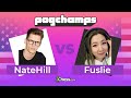 @Nate Hill and @fuslie Play WILD Back & Forth Chess Game! | Chess.com PogChamps