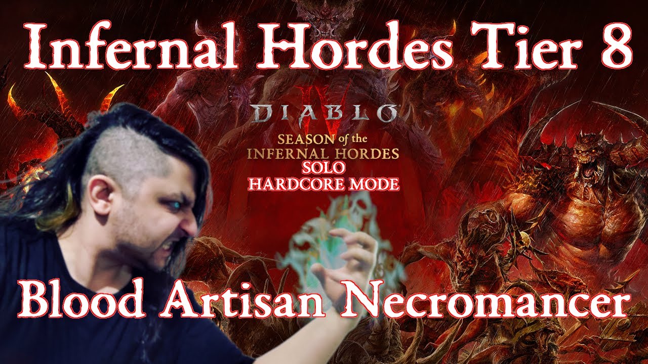 More Solo Hardcore T8 Infernal Hordes vs Blood Artisan Necromancer ...