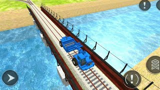 Train Bridge Construction: Railroad Building Sim (By Sablo Games ) - HD Gameplay #2 screenshot 4