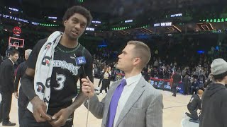 1-on-1 with Wolves forward Jaden McDaniels