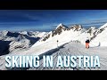 Skiing the austrian alps  dorfgastein grossarl and sportgastein