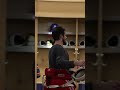 Matt Rempe gets the Broadway Hat 🎩 #mattrempe #igorshesterkin #nyrangers #broadwayhat #nhl #hockey