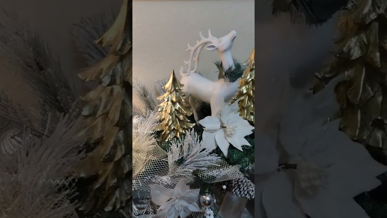 Christmas Console Table Decor