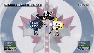 Nhl 18  Winnipeg Jets Vs Pittsburgh Penguins  Gameplay hd 1080p60fps
