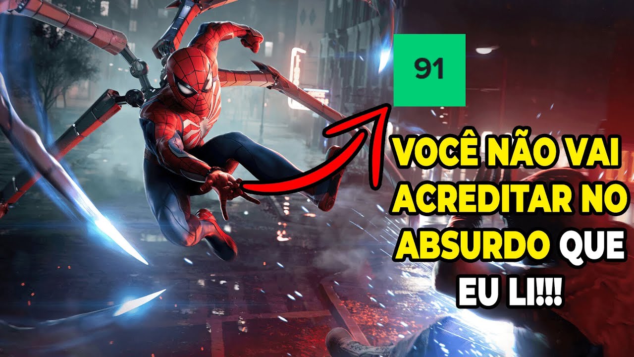 Nota de Marvel's Spider-Man - Nota do Game