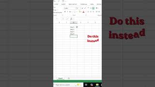 Excel Tips &amp; Tricks - Autofill - shorts