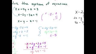 05.18 CAT Back substitution and Solving multi variable equations Practice.mp4