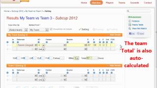 InningScore: Updating Individual Player Match Score screenshot 5