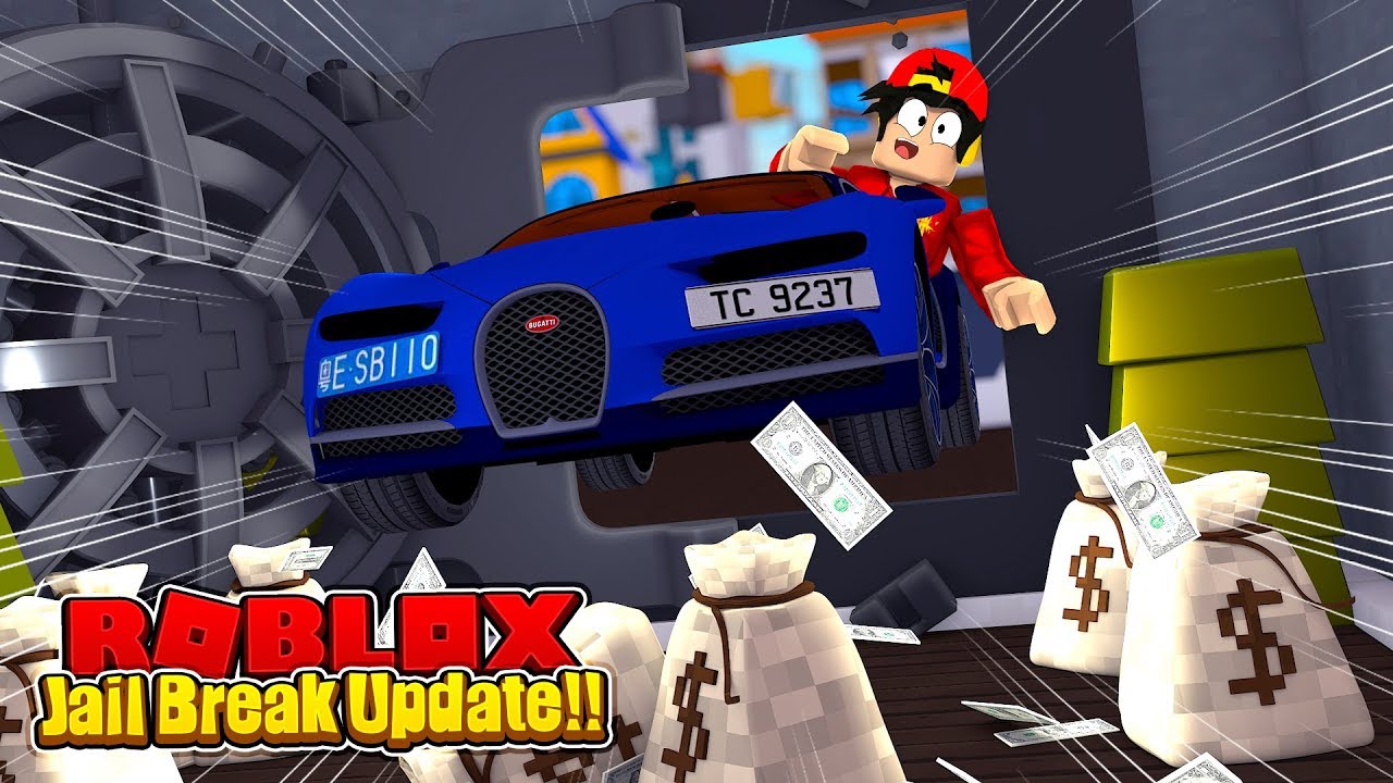 ROBLOX - JAIL BREAK - BUGATTI GLITCH!!