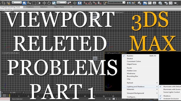 3DSMAX 2018 -2019 Viewport Lighting problem Solved - YouTube