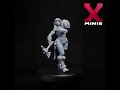 Berserk Girl Walking | DnD Miniature | Tabletop Game Miniatures | 3D Model STL FILE | RPG DnDminis