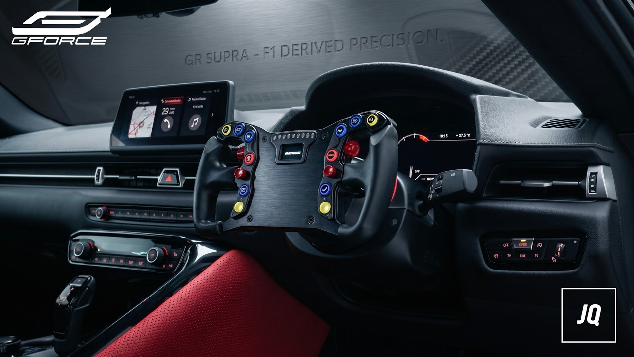 ARTO's JQ Werks Formula Toyota GR Supra A90 — พวงมาลัยสไตล์ F1 ที่ G-FORCE