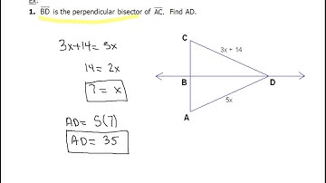 5-2 Using Perpendicular Bisectors