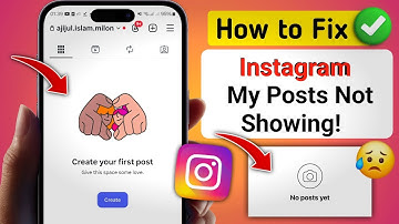 Fix Instagram Post Not Showing On My Profile Problem | Instagram Post Missing Fix