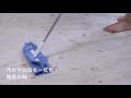 掃除動画：フローリングのお手軽お掃除
