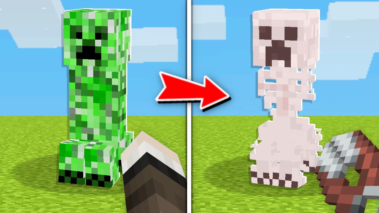 MINECRAFT ale MOGĘ OGOLIĆ KAŻDEGO MOBA... MINECRAFT ale MOGĘ OGOLIĆ KAŻDEGO MOBA...