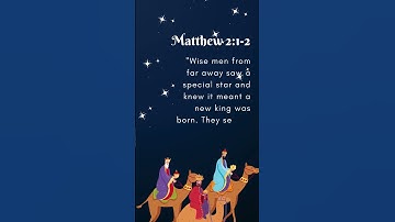 KIDS BIBLE CHRISTMAS | COUNTDOWN DAY-7: MATTHEW 2:1-2. #kidsvideo #dailybibleverse #bible #shorts
