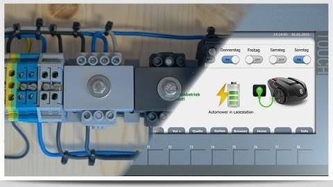 DigitalSTROM steuert Automower Rasenmäher