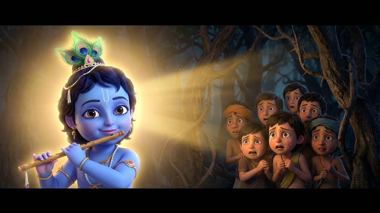 One Call to Krishna… and the Miracle Began|TeluguStoriesKidsStories|MoralStoriesForKids|KrishnaStory