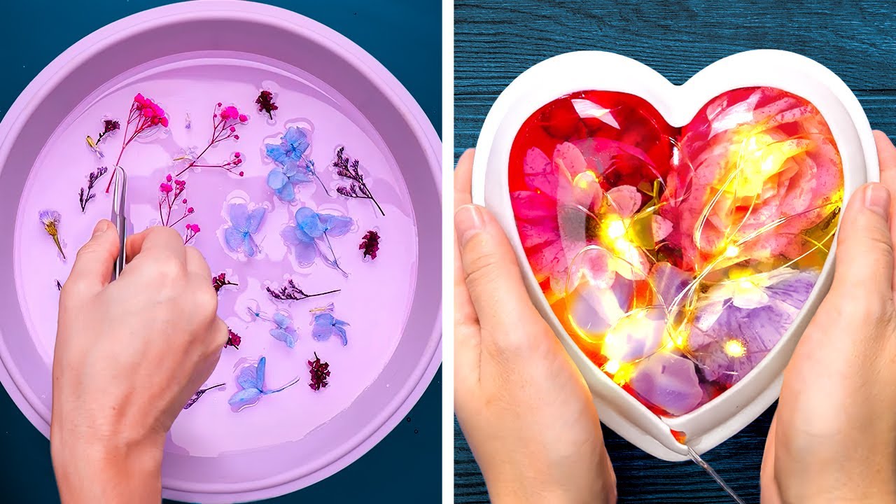 Cute And Mesmerizing Epoxy Resin Crafts, DIY Jewelry And Accessories To Make Yourself