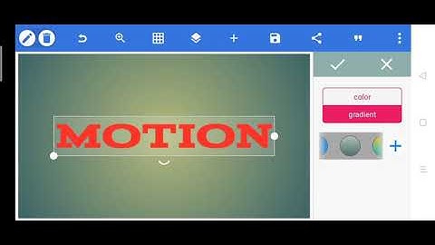 Smooth line text animation in kinemaster