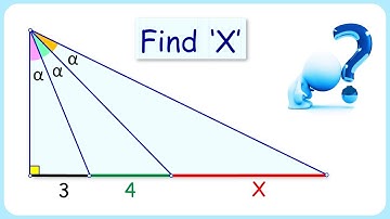177) Right △ with one angle trisected. Find 
