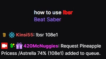 How to use !bsr in twitch chats