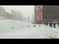 4K Japan Walk Record Breaking Snowfall Sapporo Odori Park to Susukino北海道札幌大通(1月統計史上最多降雪)からすすきのへ歩く