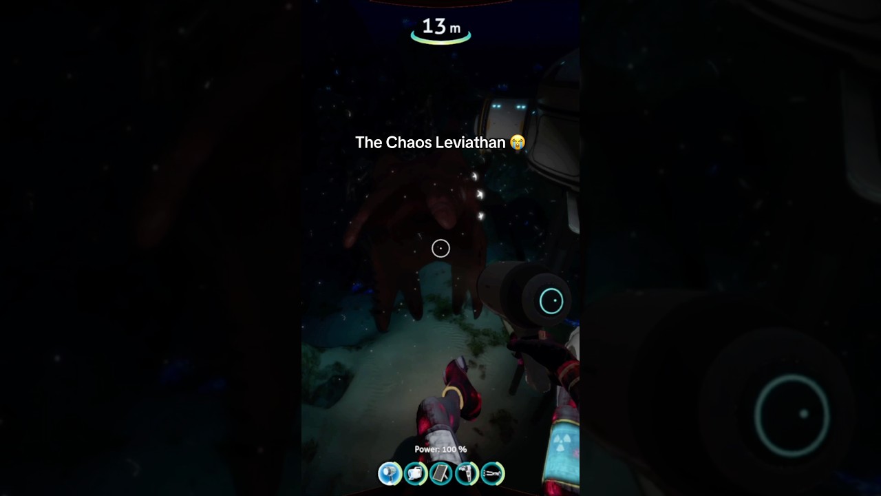 The scariest leviathan in subnautica 😭 