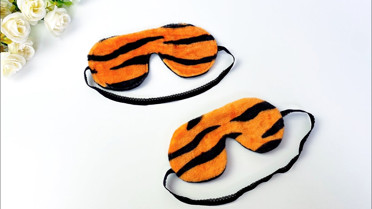 💖 DIY sleep mask How to make a simple sleep mask for eyes Sleep