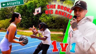 Famous STEPHANIA VS ATLANTA: BASKETBALL 1V1S WITH ATL HOOPERS ON A PORTABLE HOOP!!! FT. VIC BLENDS Net Worth
