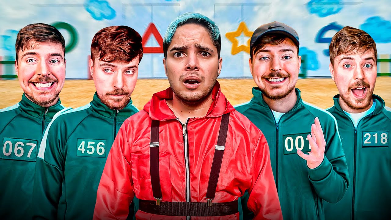 JUGAMOS AL JUEGO DEL CALAMAR CON MRBEAST EN LA VIDA REAL!! - YouTube
