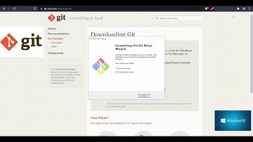 Git installation on windows 10