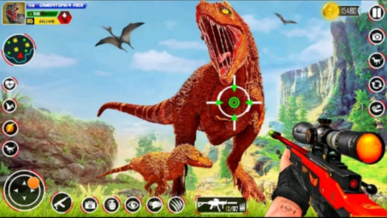 WILD DINOSAUR HUNTING ATTACK | ANDROID GAMEPLAY
