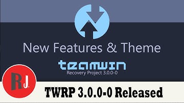 TWRP 3.0.0-0 Released with New Features & Theme