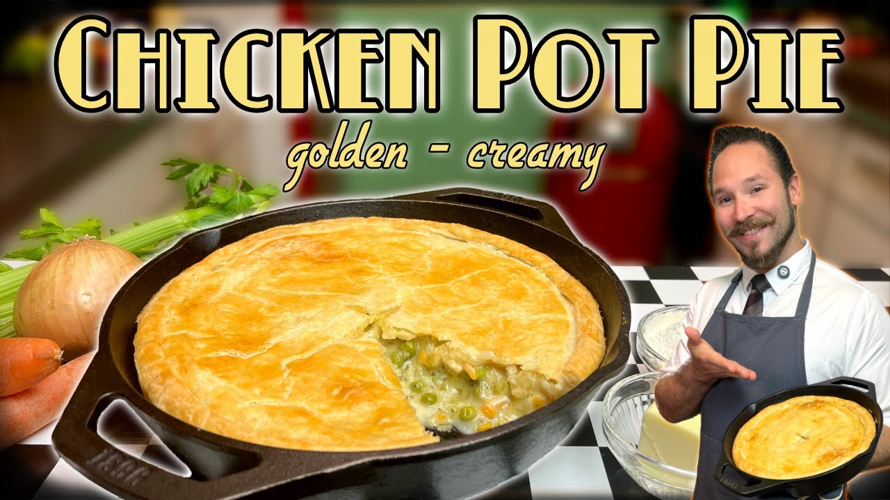 The BEST Classic Chicken Pot Pie Recipe | Original Vintage Comfort Food