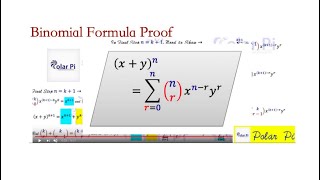 Proof of the Binomial Theorem (Proof of the Formula)