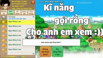 Caubebadao Gọi Rồng Và Cái Kết | Ngọc Rồng Online