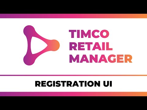 User Registration in Blazor WebAssembly - A TimCo Retail Manager Video